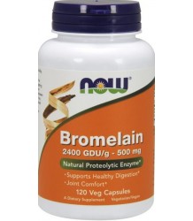 NOW FOODS BROMELAIN 500 MG – 120 VCAPS