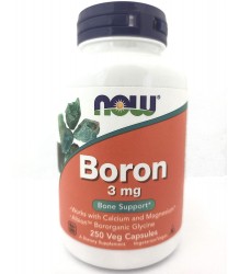 Now Foods Boron 3 Mg - 250 Caps