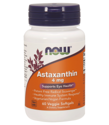 Now Foods Astaxanthin 4 Mg - Astaksantyna - 60 Vcaps