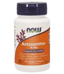 Now Foods Astaxanthin 4 Mg - Astaksantyna - 60 Vcaps