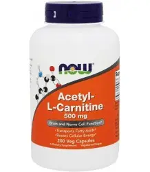 Now Foods Acetyl-L-Carnitine 500 Mg - 200 Vcaps