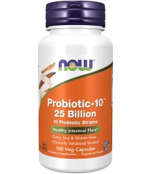 Now Foods Probiotic-10™ 25 Miliardów Jednostek - 100 Vcaps