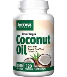 Jarrow Formulas Extra Virgin Coconut Oil - Olej Kokosowy Extra Virgin 1000mg - 120 Softgels