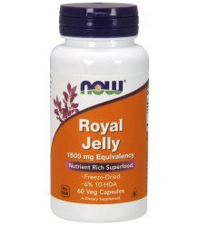 Now Foods - Royal Jelly (Mleczko Pszczele) 1500 Mg 60 Vcaps
