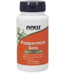 Now Foods - Peppermint Gels 90 Softgels