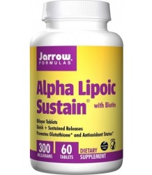 Jarrow Formulas Alpha Lipoic Sustain 300mg With Biotin - 60 Tablets