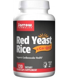 Jarrow Formulas Red Yeast Rice- Czerwony Ryż (Red Yeast Rice) + Koenzym Q10 120 Kapsułek