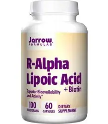 Data ważności 06.2025 Jarrow Formulas R-Alpha Lipoic Acid+ Biotin 60 Kapsułek