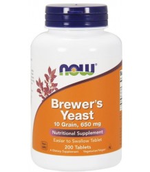 Now Foods - Brewer's Yeast 200 Tabletek