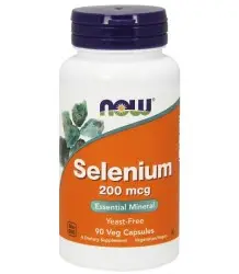 Now Foods - Selen 200mcg 90 Vkaps