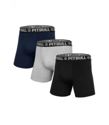 Pit Bull Bokserki 3pack Pb D.Navy/Grey/Black