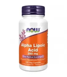 Now Foods Alpha Lipoic Acid 250 Mg - 120 Kapsułek Wegetariańskich