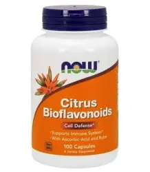Data Ważności 06.2025 Now Foods Citrus Bioflavonoids- Bioflawonoidy Cytrusowe 700mg- 100 Kapsułek