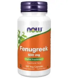 Now Foods Fenugreek 500 Mg - Kozieradka - 100 Kapsułek Wegetariańskich