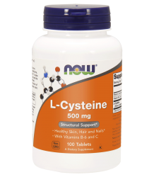 Now Foods L-Cysteine 500mg - 100 Tabletek