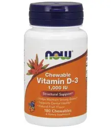 Now Foods Witamina D-3 - 1,000 Iu - 180 Żelek
