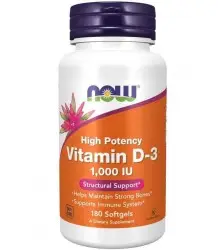 Now Foods Witamina D-3 1,000 Iu - 180 Kapsułek