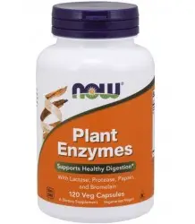 Now Foods Plant Enzymes - Enzywmy Trawienne -120 Kapsułek