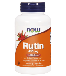 Now Foods Rutin- Rutyna 450mg- 100 Kapsułek