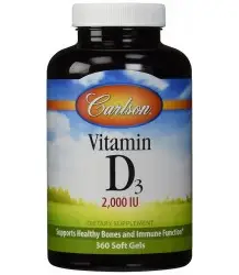 Carlson Labs Vitamin D3 2000 Iu - 360 Kapsułek