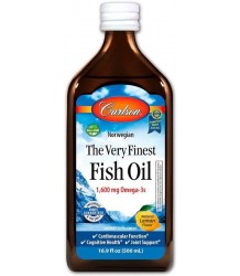 Carlson Labs The Very Finest Fish Oil - 500 Ml Lemon
