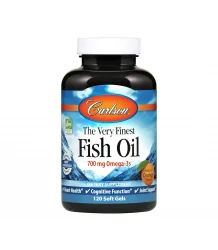 Carlson Labs The Very Finest Fish Oil Natural Lemon - 120 + 30 Softgels