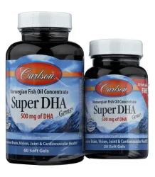 Carlson Labs Super Dha Gems 60 + 20 Softgels