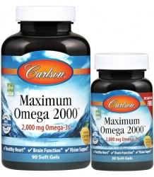 Carlson Labs Maximum Omega 2000 90+30 Vcaps