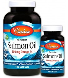Carlson Labs Norwegian Salmon Oil 180 + 50 Softgels