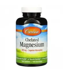 Carlson Labs Chelated Magnesium 180 Caps