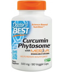 Doctor's Best Curcumin Phytosome With Meriva 500mg - 180 Vcaps