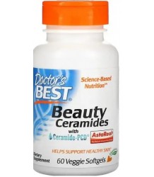 Doctor's Best Beauty Ceramides with Ceramide-PCD 60 veggie softgels