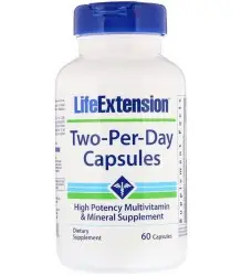 Life Extension Two-Per-Day Capsules - 60 Caps