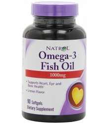 Natrol Omega-3 Fish Oil 1000mg - 90 softgels