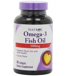 Natrol Omega-3 Fish Oil 1000mg - 90 Softgels