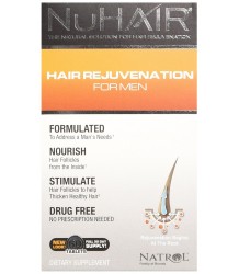 Natrol Nuhair Hair Rejuvenation For Men 60 Tablets