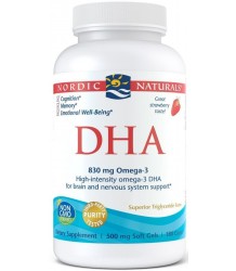 Nordic Naturals Dha 830mg Strawberry - 180 Softgels