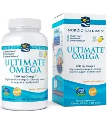 Nordic Naturals Ultimate Omega 1280mg Lemon Flavor - 120 Softgels