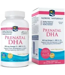 Nordic Naturals Prenatal Dha 830mg Unflavored - 180 Softgels