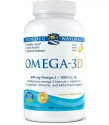 Nordic Naturals Omega-3d Lemon Softgels 690 Mg 120 Caps
