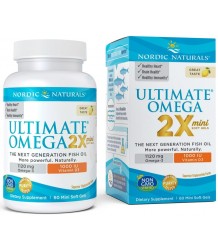 Nordic Naturals Ultimate Omega 2X Mini with Vitamin D3 60 softgels