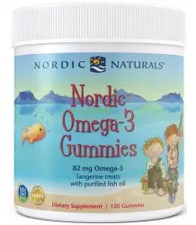 Nordic Naturals Nordic Omega-3 Gummies 82mg Tangerine Treats - 120 Gummies