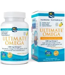 Nordic Naturals Ultimate Omega 1280mg Lemon - 60 Fish Gelatin Softgels