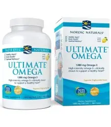 Nordic Naturals Ultimate Omega 1280mg Lemon Flavor - 180 Softgels