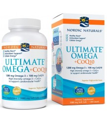 Nordic Naturals Ultimate Omega + Coq10 1280mg - 120 Softgels