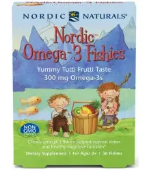 Nordic Naturals Nordic Omega-3 Fishies 36 Caps