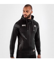 UFC Venum Bluza Z Kapturem Authentic Fight Night Walkout Zip Black