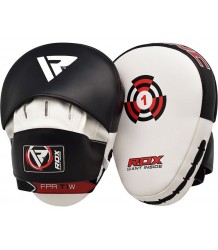 RDX Tarcze Bokserskie Zakrzywione Łapy T1 Black/White