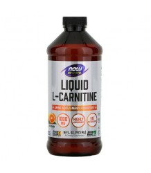 Now Foods L-Cartine Liquid 1000mg 473ml Citrus Flavor