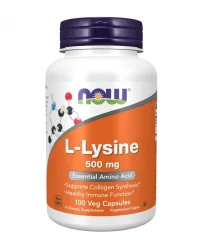 Now Foods L-Lysine 500mg - 100 Tabletes